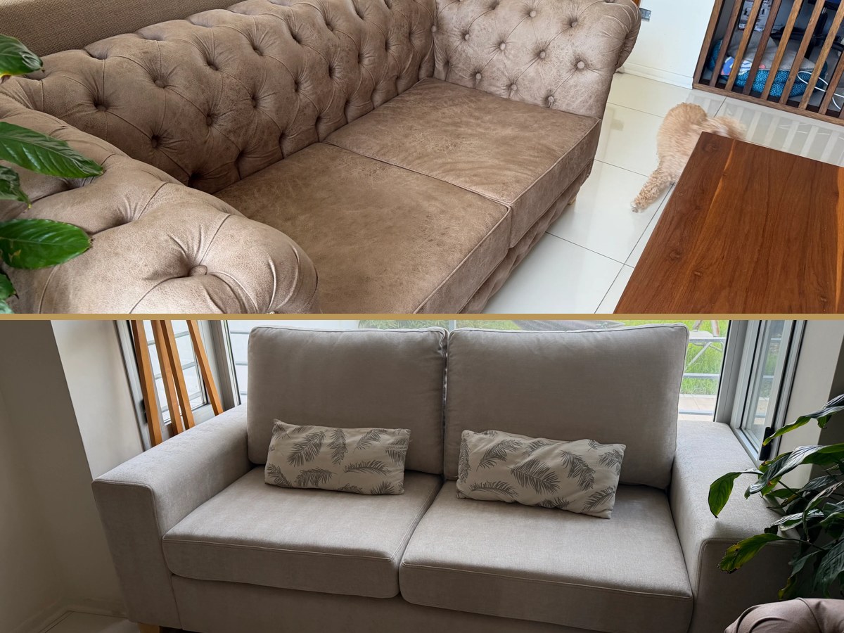 Sillones a medida entregados a una clienta - ID HOME